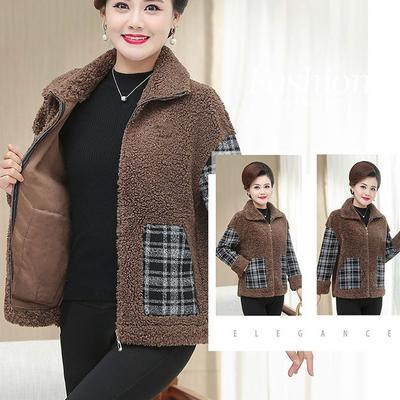 Women Autumn Winter Woolen Outerwear Loose Thicken Keep Warm Jacket Imitate Lamb Short Coats