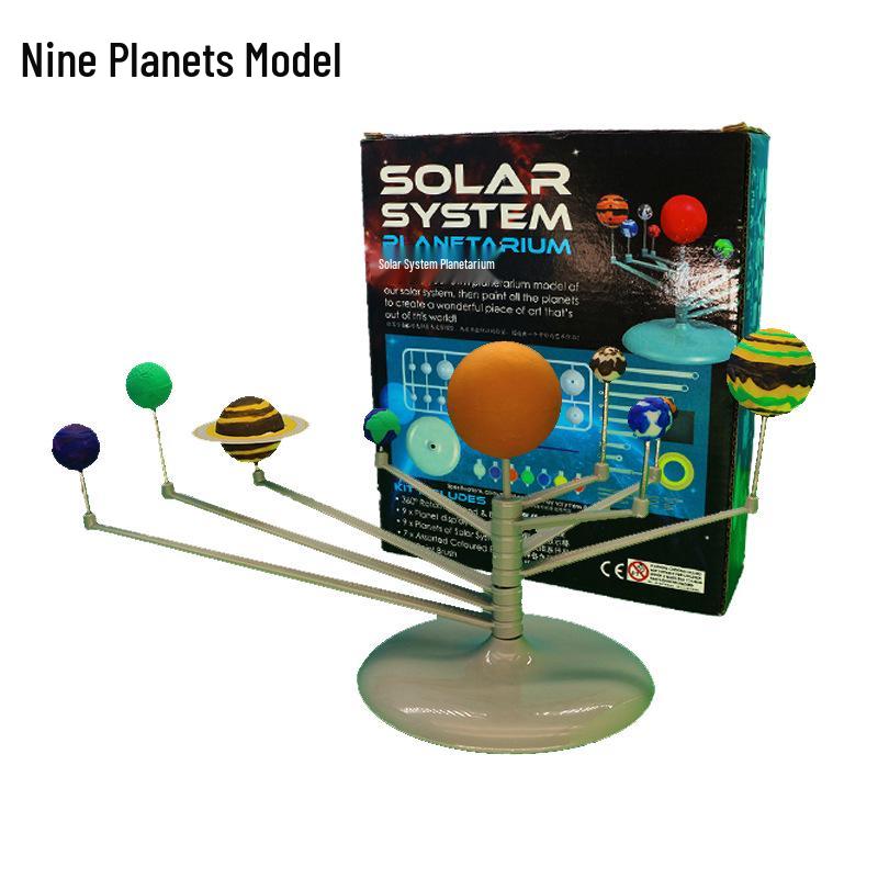 Nine Planets Solar System DIY Model - Educational Science Toy for Kids