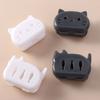 4pcs Reusable Toothbrush Protect Box Cartoon Cat Toothbrush Head Protectors Journey
