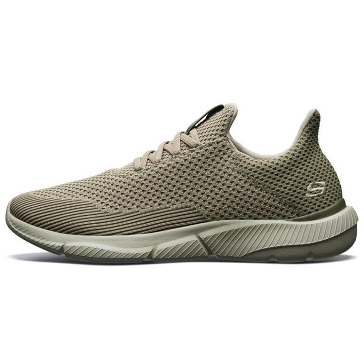 Skechers Ingram Simple Comfortable Mesh Low Top Casual Running Shoes Men sneaker Gray Brown 65867-DKTP 42