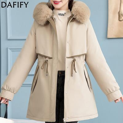 Damenmode Casual Herbst Winter Einfarbig Druck Langarm Jacken & Mäntel Daunenmäntel