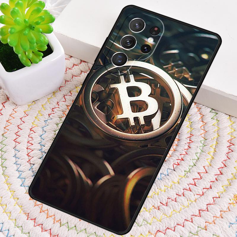 Bitcoin BTC Phone Case for Samsung Galaxy Note 10 Pro S26 Ultra S23 S24 FE S25 S21 S22 PLUS Shockproof Cove