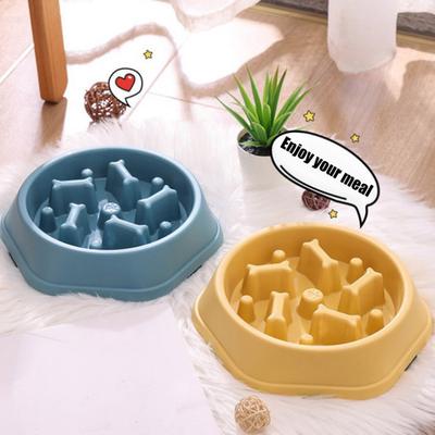 Slow Feeder Dog Bowl Anti-Choking Puzzle Dog Food Bowl Anti-Slip Slow Feeding Dish for Dogs And Cats