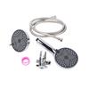High Pressure 3 Way Rainfall Showerhead Combo with 1.5M Hose 3 Setting Shower Sprayer and Hand Held Shower Bathroom Accessories