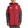 Adidas Arsenal Kapuzen-Reißverschluss Gestreifte Langarmjacke Herrenjacke JI9561