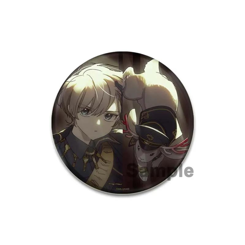 32/44/58 mm Milgram Brosje Haruka Yuno Cosplay Merker Emaljepinner for ryggsekk Klær Mote Smykker Tilbehør Gave