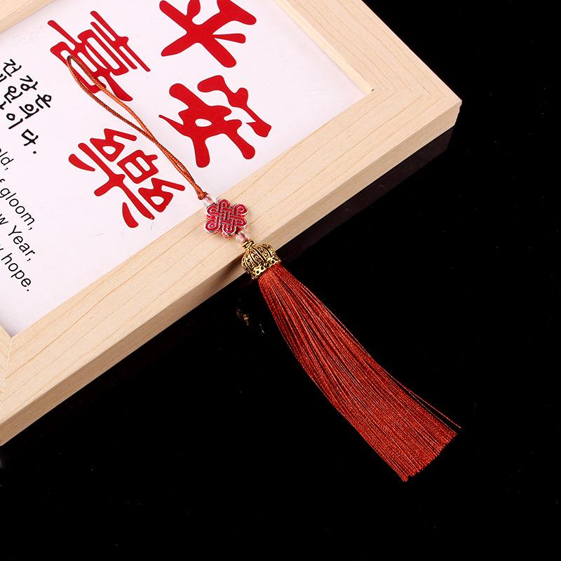 Chinese Knot Tassel Accessories: Hat, Pendant, Bookmark, and Jewelry Tassels