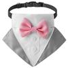 Tanpopo Formeller Hunde-Smoking Hochzeitskragen Bandana Geburtstags-Kostüm Fliege Party-Anzug Weihnachts-Feiertags-Party-Outfit Haustierhalsband