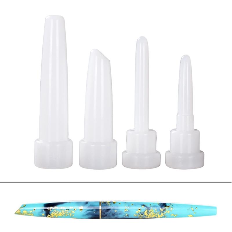 1 Set Ballpoint Epoxy Casting Mold Fountain Pen Epoxy Mold Silicone Pen Molds Resin Mold Pen Style Pen Casting Mold