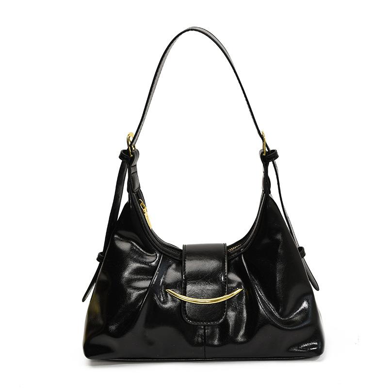 2025 new high-end underarm bag fashionable versatile women's bag commuter shoulder bag niche commuter messenger bag