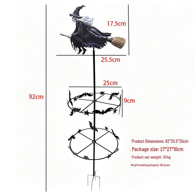 Charming Witch Garden Wind Spinner