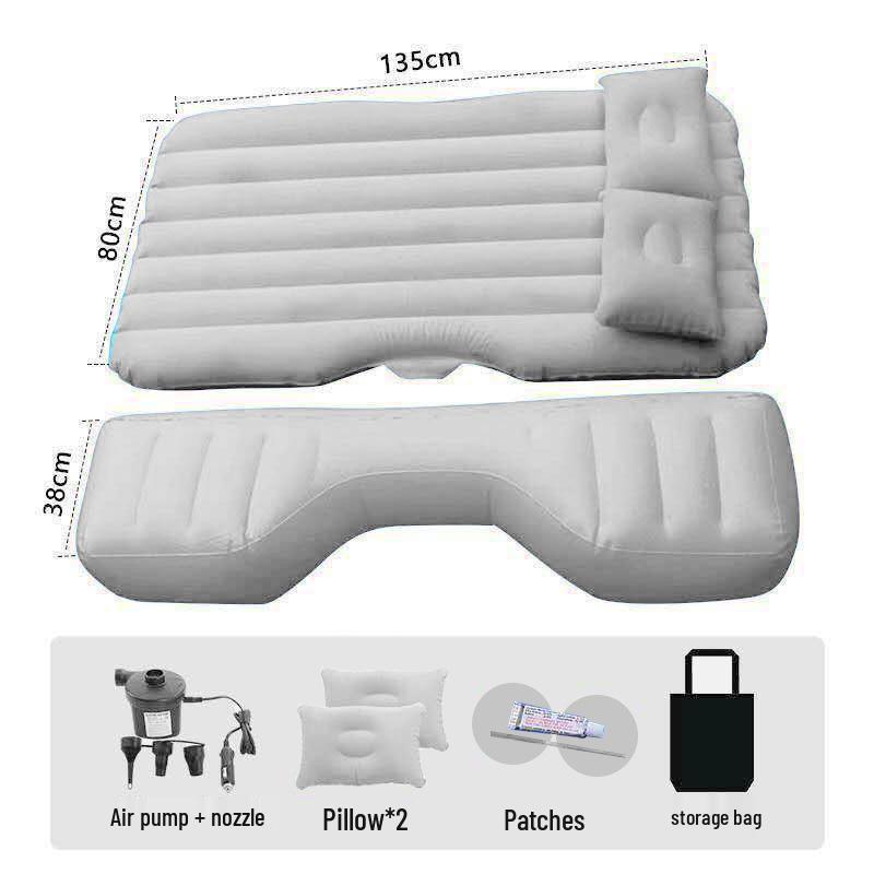 Car Travel Mattress: Folding Inflatable Back Seat & Trunk Sleeping Pad