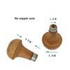 Wooden Handle for File Cutting Tool Craft DIY Hand Tools Screw-on Wooden File Handle for Shaving and Debarking Wood Carving