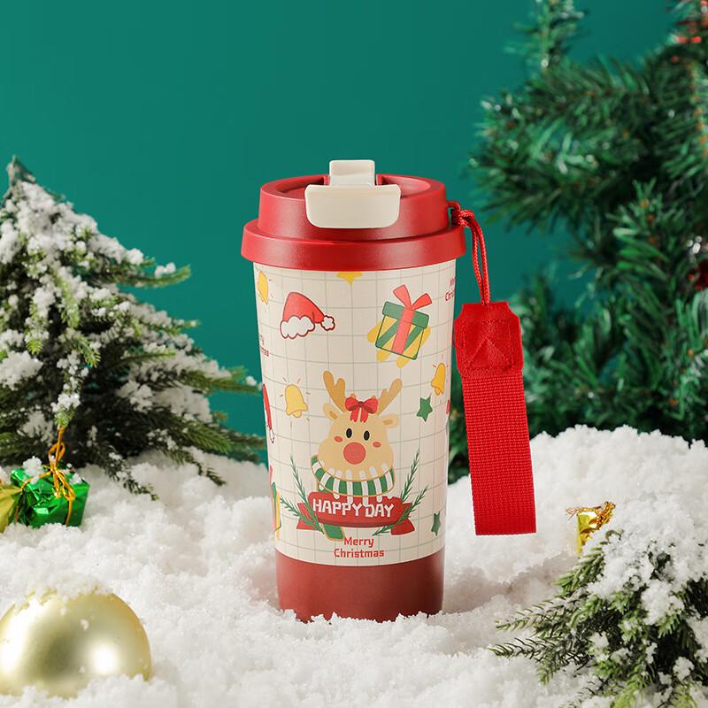 Little Moon Christmas 316 Stainless Steel Double Drink Thermos