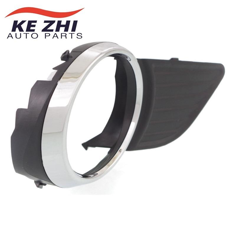 5203008010 5204008010 2Pcs Fog Light Trim Set For 2011-2017 Toyota Sienna Left & Right Black and Chrome