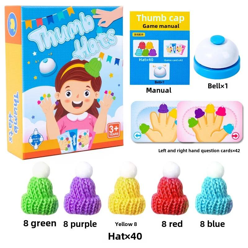 

Игрушки шерстяные в форме большого пальца для раннего развития интеллекта Игры для обучения детей Цветовое соответствие Игрушки раннего образования в стиле Монтессори