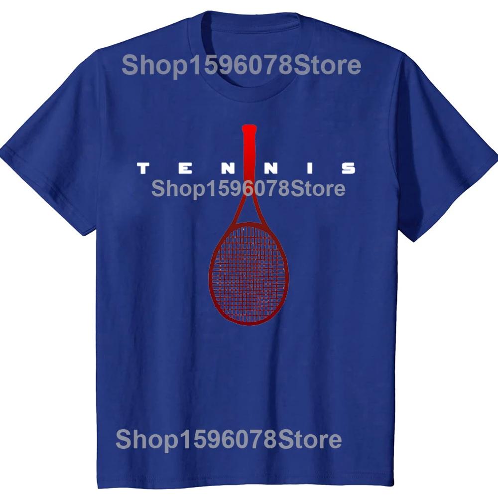 Vintage Funny Tennis Player Retro T Shirt Men Women Humor Fashion Tee Shirts Oversized Cotton Casual Streetwear T-shirts