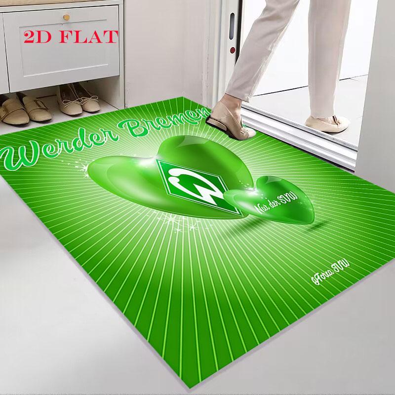 Tappeto Werder per Soggiorno Camera da Letto Casa Decorazione Divano, Tappetino Antiscivolo per Giochi Bambini