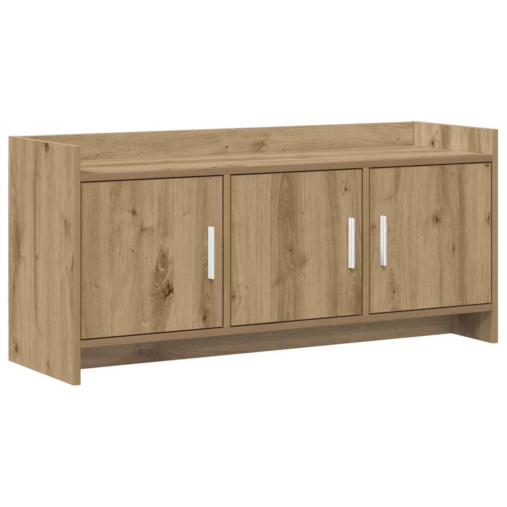 TV Stand 102 x 33 x 47 cm Artisan Oak Wood Based Material