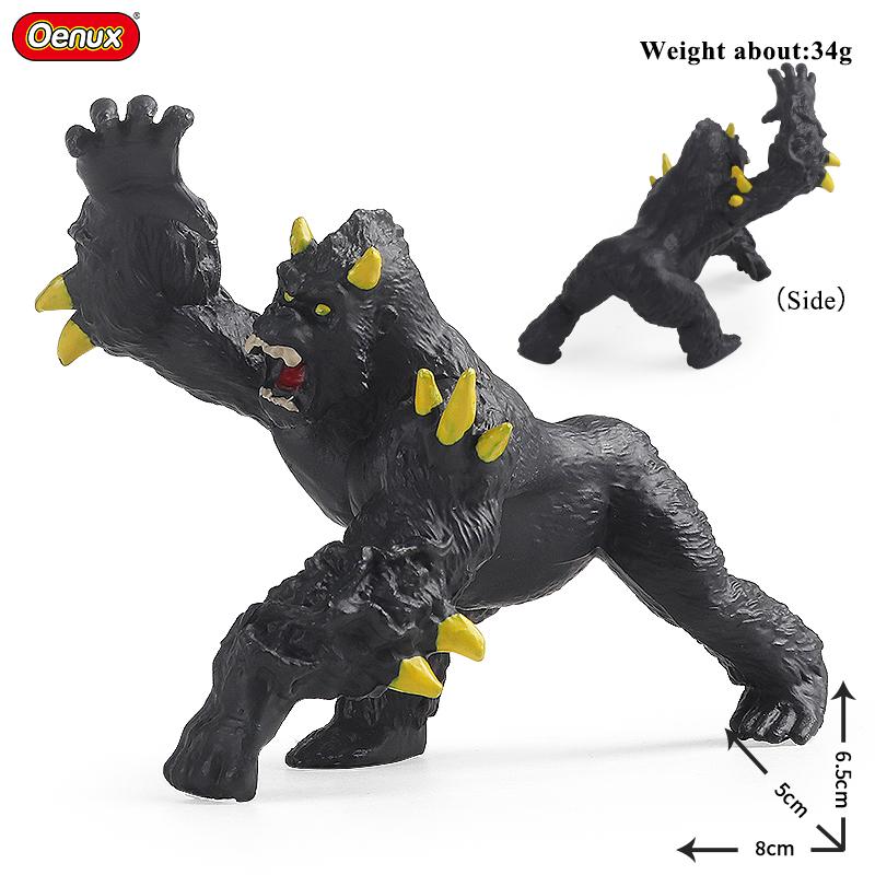 Oenux Simulation Dinosaur Dragon Turtles Fire Bull Orangutan Magma Golem Animal Model Action Figures Pvc Collection Kid Toy Gift