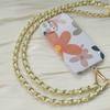 New Phone Accessory Long Cellphone Chain Anti Lost Universal Metal Leather Shoulder Neck Crossbody Phone Strap Case Holder Chain