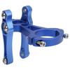 Adaptador de Suporte para Garrafa de Água Liga de Alumínio Guidão de Bicicleta de Estrada Conversor de GaiolaAzul