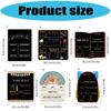 Portable Chalkboard Blackboard with Durability Ecological Friendly Design for School Office and Creative Note Taking