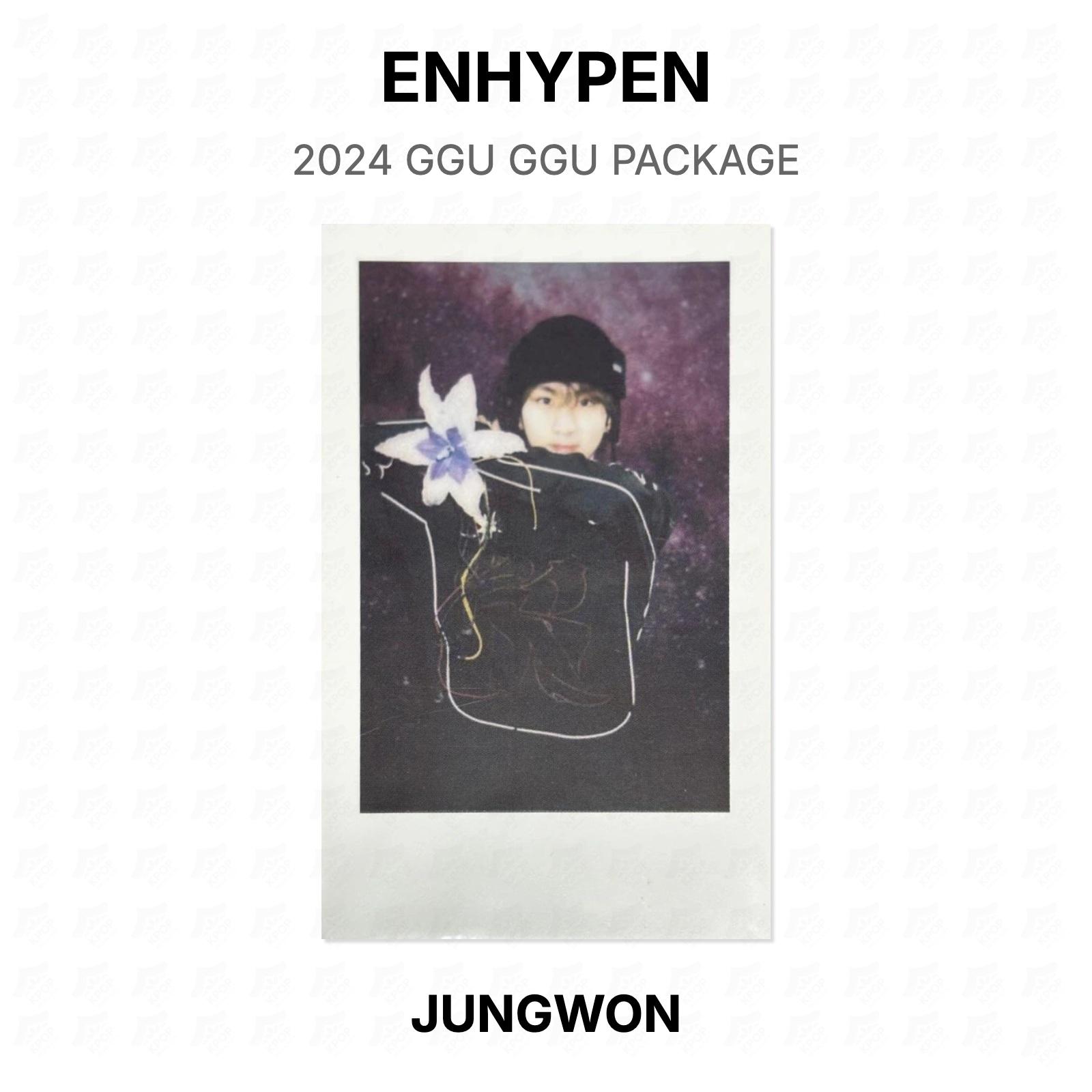 ENHYPEN 2024 GGU GGU PACKAGE Официальная фотокарточка JUNGWON 04