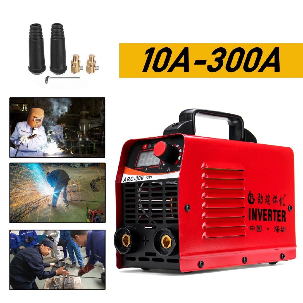 220V LCD Elektrischer IGBT Inverter ARC-300 MMA ARC ZX7 Tragbares Schweißgerät Lichtbogenschweißer (Zufällige Farbe)