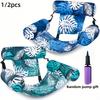 1/2pz Sdraio Gonfiabile da Piscina per Adulti, Letto Galleggiante in PVC per Piscina&Spiaggia-Sdraio da Acqua Pieghevole Resistente (Colori misti)