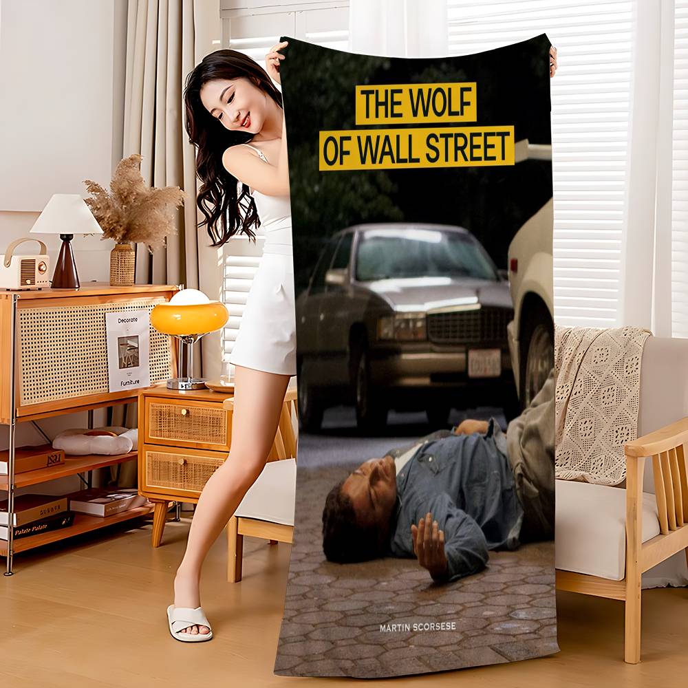 Classic Movie The Wolf of Wall Street Big Microfiber Beach Towels Quick Dry Towel Sand Beach Towels Pool Towel for Travel Yoga