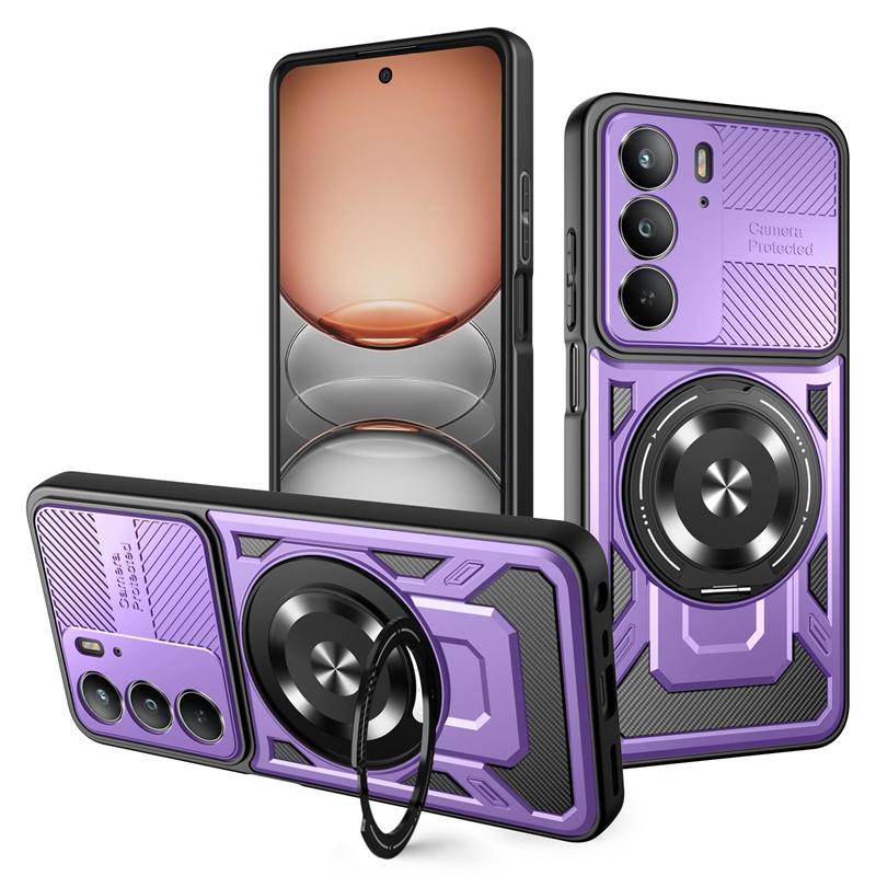 

For Realme C75 4G Case Magnetic Holder Ring Armor Shockproof Phone Case for Oppo Realme C 75 RealmeC75 RMX3941 6.72 Back Cover For Realme C75 4G