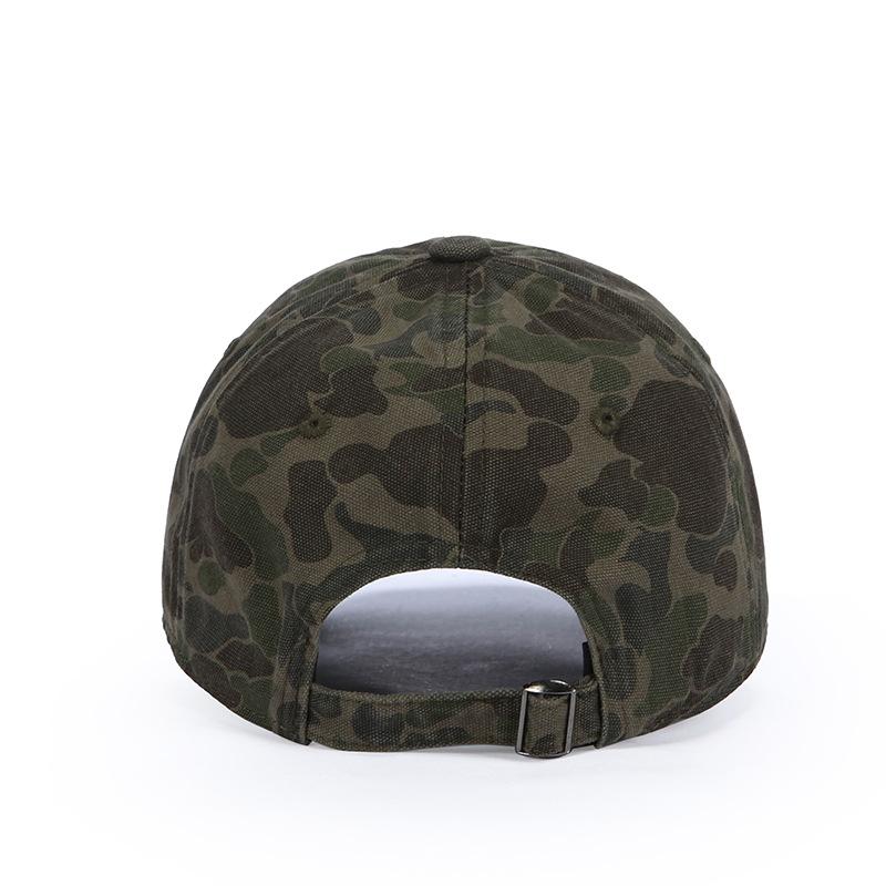 Vintage Camo Baseball Cap, Adjustable Distressed Dad Hat, Outdoor Hunting Sun Hat for Men Women