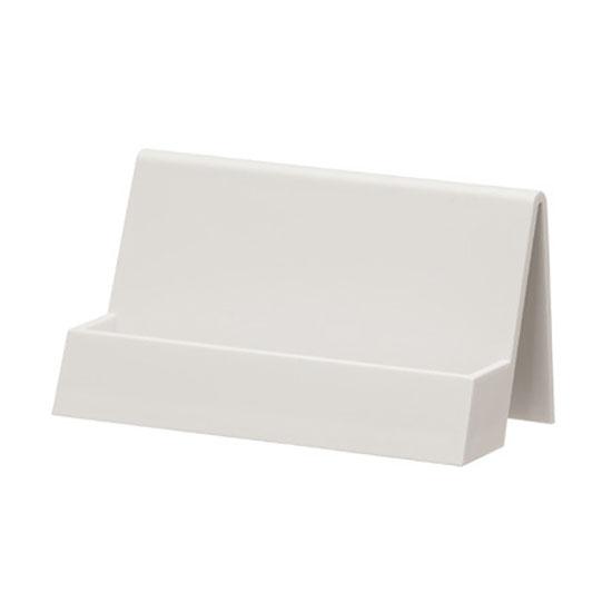 Business Card Holder for Desk, Clear Plastic Business Cards Display Holders Stand