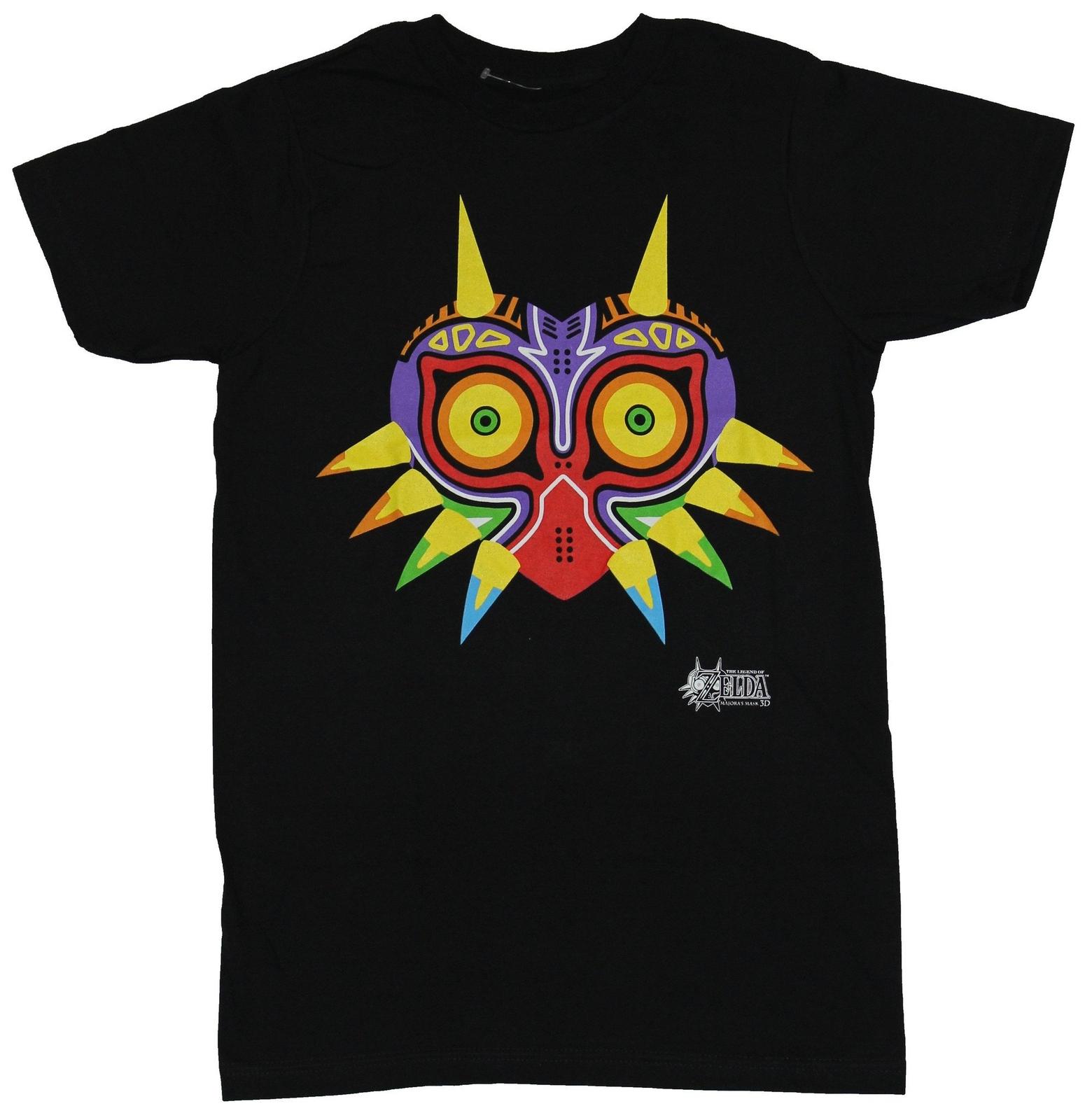 Legend of Zelda Mens T-shirt Colorful Simple Skull Kid Mask XXXXL