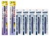 Pentel Brush Extra Fine XFPD5F and Medium 1 Pencil and 5 Cartridges Quick-Drying Pens, XFPD5L,