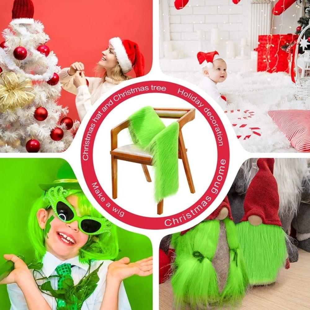 Fluffy Plush Trimming Fabric DIY Xmas Tree Decor Ribbon Faux Fur Ribbon Christmas Decoration