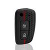 2Buttons Silicone Car Key Fob Cover Case Cap For Nissan Sunny Qashqai J11 X-Trail Murano Kashkay Juke Flip Folding Remote Case