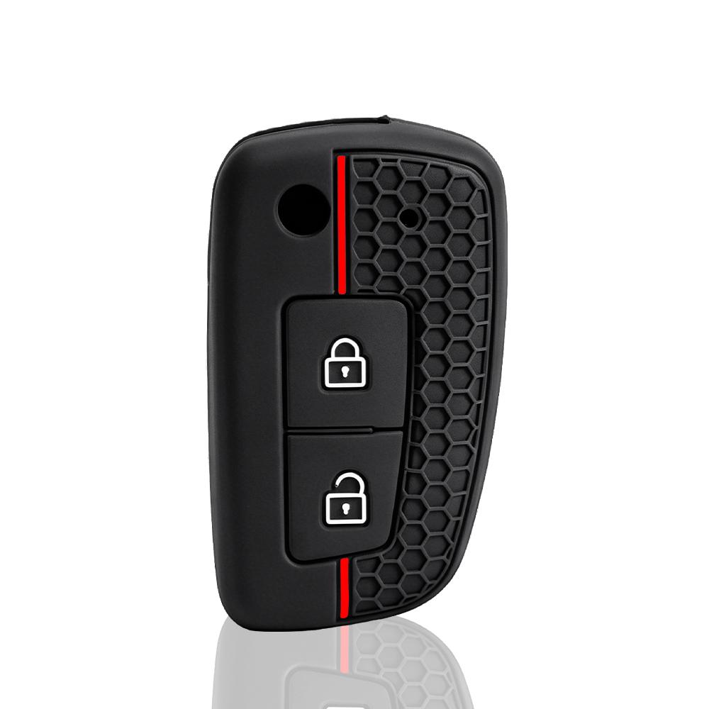 2Buttons Silicone Car Key Fob Cover Case Cap For Nissan Sunny Qashqai J11 X-Trail Murano Kashkay Juke Flip Folding Remote Case