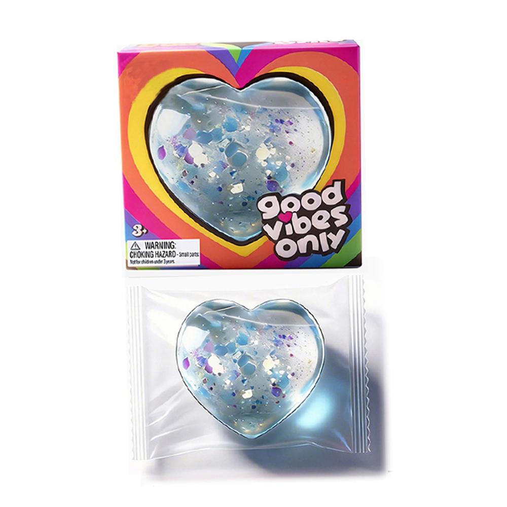 New Heart-Shaped Squeeze Fun Sensory Nice-Sicle Stress Relief Squishy Cube Anti-Anxiety Squeeze Object For Focus ADHD Population
