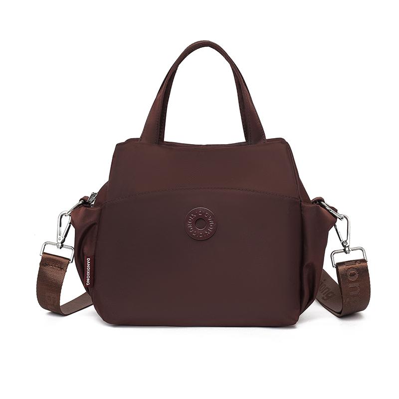 Water-resistant Nylon Handbag Women's Lightweight Multi-compartment Large Capacity Shoulder Bag
