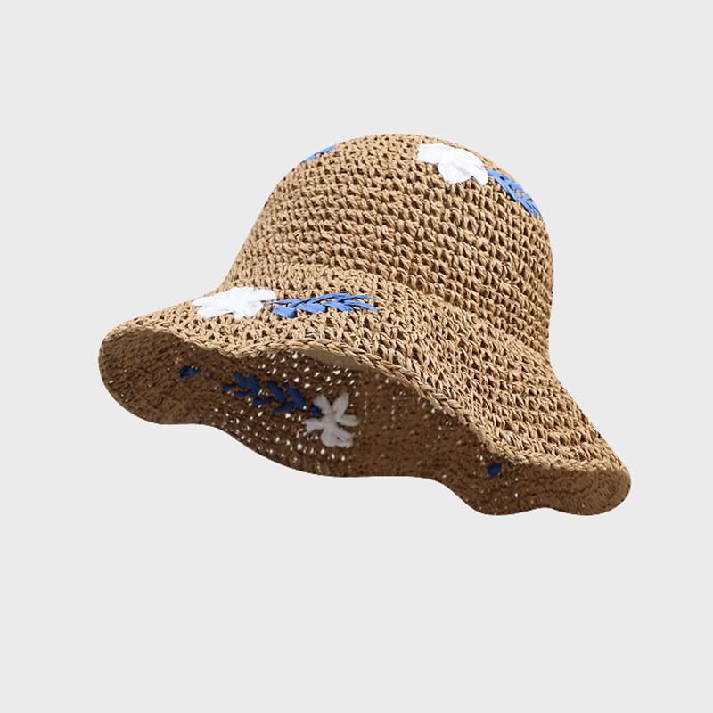 Sweet Bucket Hat Vintage Sun Protection Cap Summer Sun Hat Soft Foldable Fisherman Cap For Women Girls Outdoor Sunshade Hat