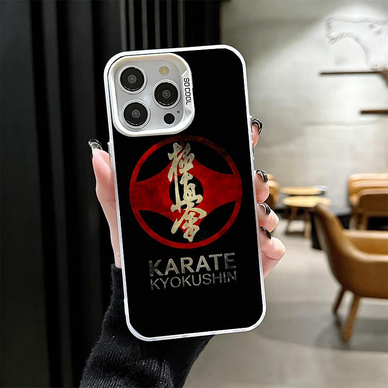 Husă de telefon rezistentă la șocuri Karate Oyama Kyokushin pentru iPhone 17 Air 16 16E 15 Pro Max 14 Plus 13 Mini 12 Capac Spate Anti Cădere Fundas
