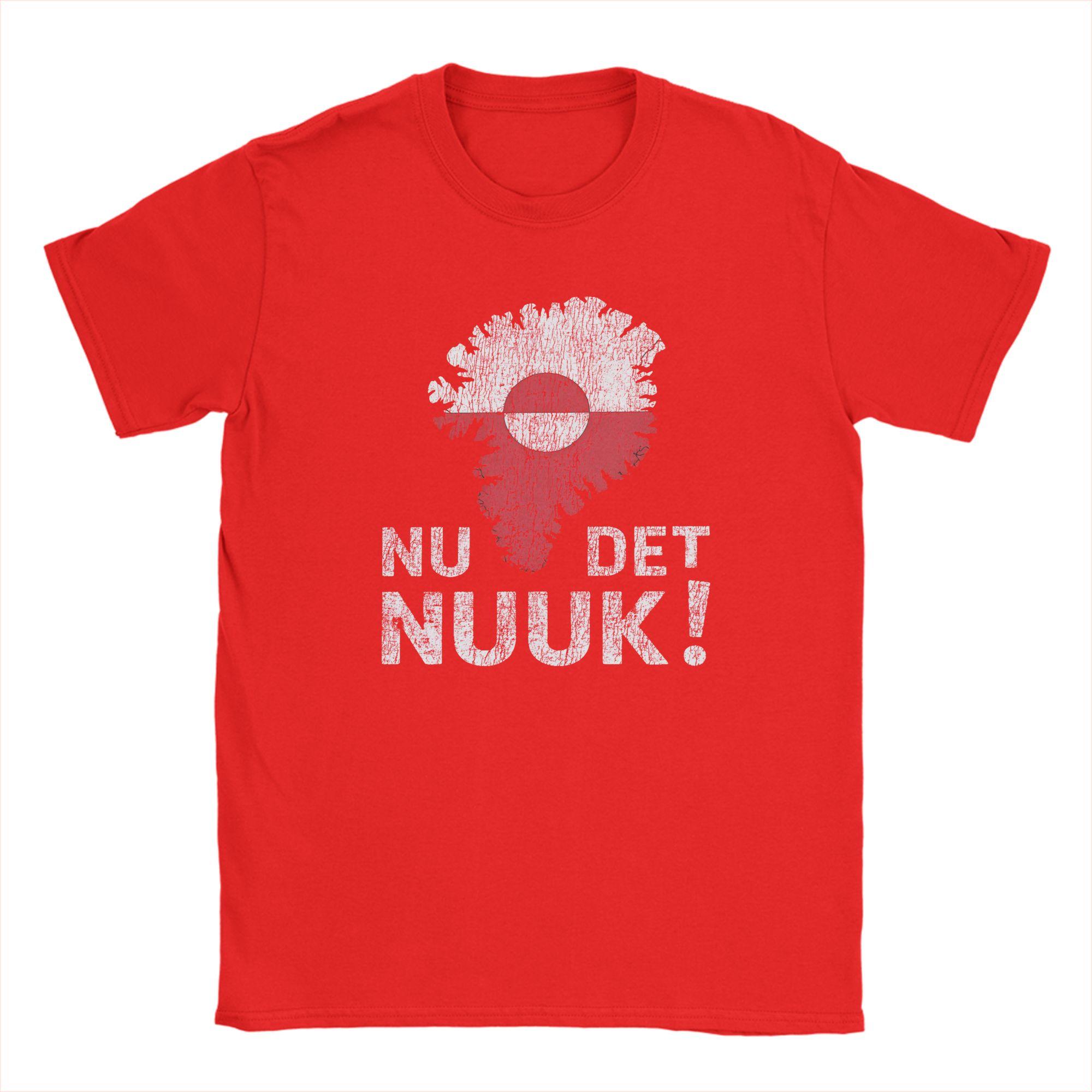 Harajuku TShirt Summer Greenland NuDetNuuk Hip Hop TShirts  Cotton Tee Shirt for Unisex Y2K Casual Big Size Short Sleeve Tops M