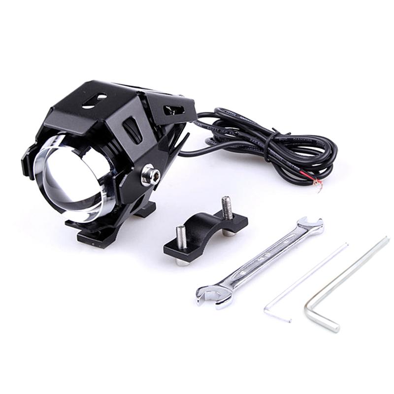 LMoDri Motorcycle Headlights Auxiliary Lamp U5 Led Motorbike Spotlight Accessories 12V 125W Modified Part 2