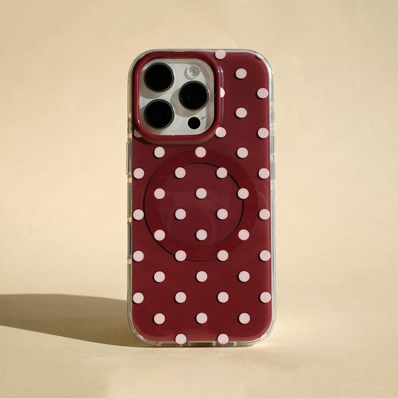 Classic Polka Dot for Apple 11PROMAX Mobile Phone Case iPhone11Plus Soft Edge Hard Back 11/11 Advanced
