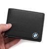 Leather Car Emblem Transverse Wallet Flap Purse Money Clip For F25 F26 F16 F15 F34 F07 F40 F10 F45 F46 G20 G22 G23 G12 F13