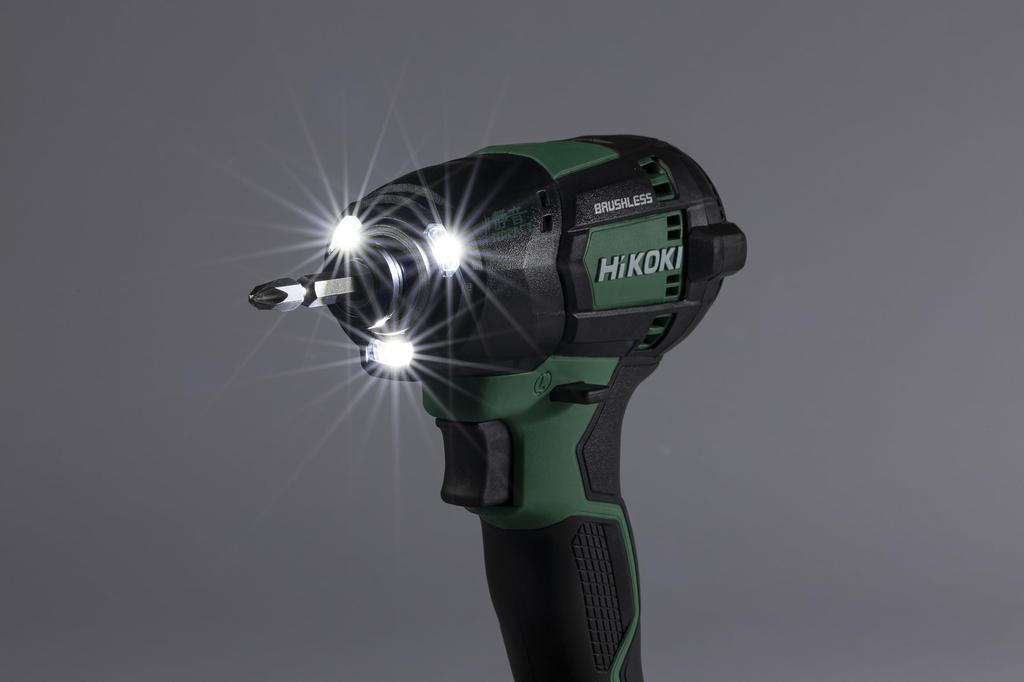 HIKOKI 18V Rechargeable Quiet Impact Low and Case Sold Driver, Noise, Battery, Charger, Separately, WHP18DA(NN)