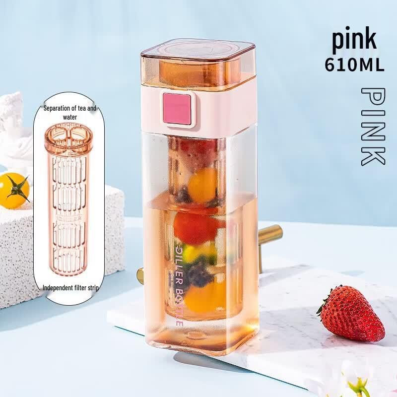 Diller High-Capacity Square Portable Drink Bottle