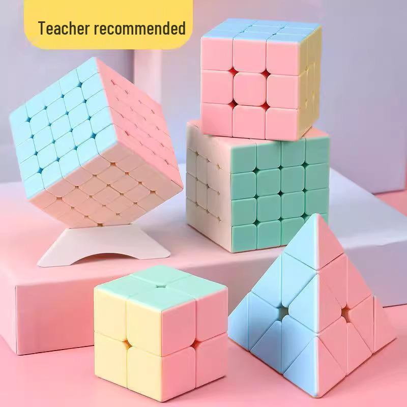 Macaron Color Magnetic Magic Cube Educational Toy for Kids